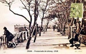 Oran - Promenade de Letang - 1918